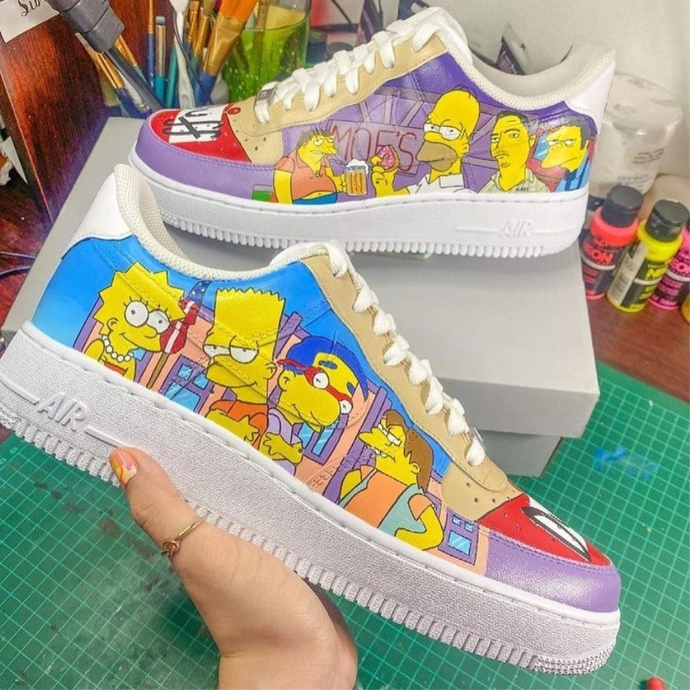 The Simpsons Custom Air Force 1
