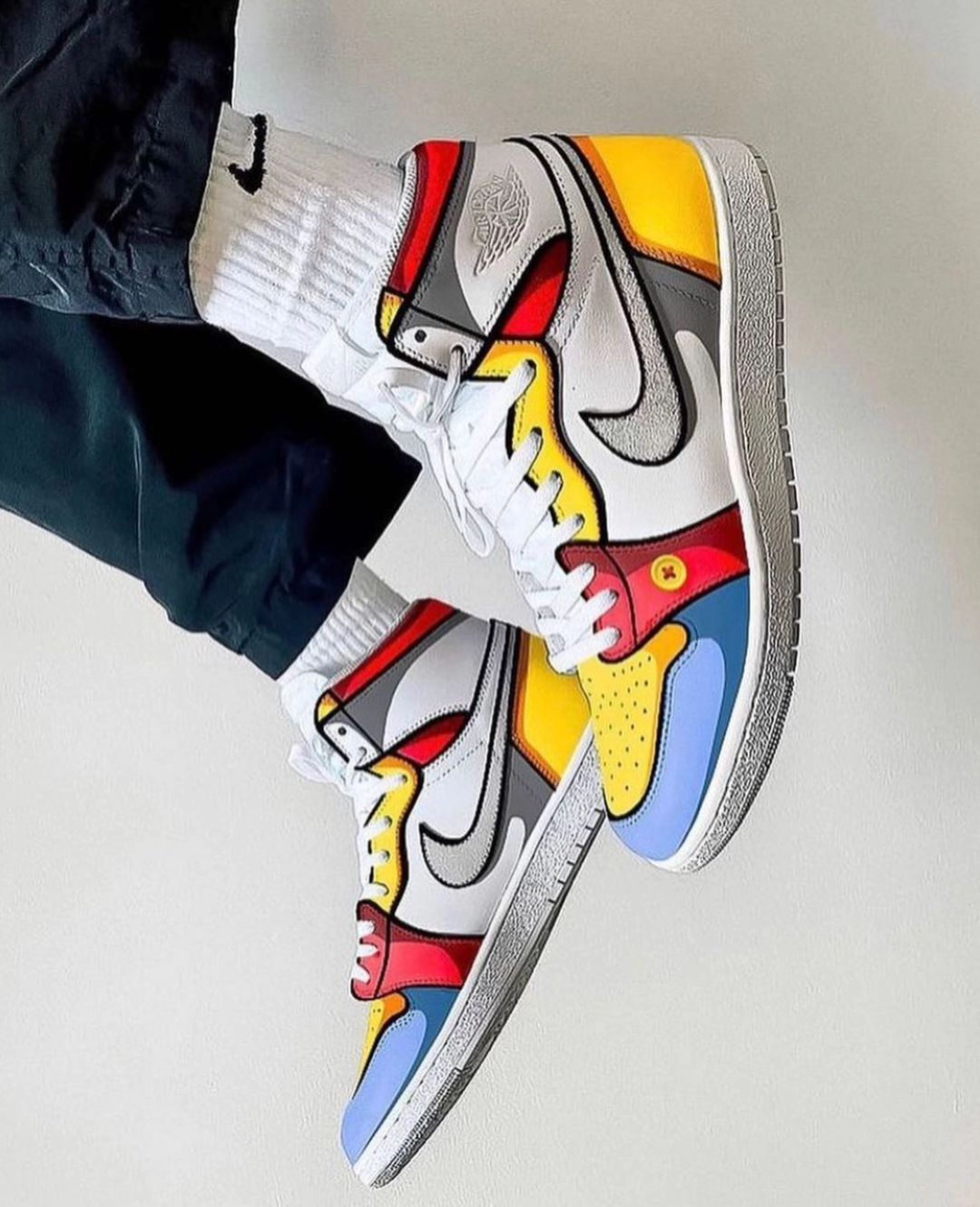 custom air force 1 yellow