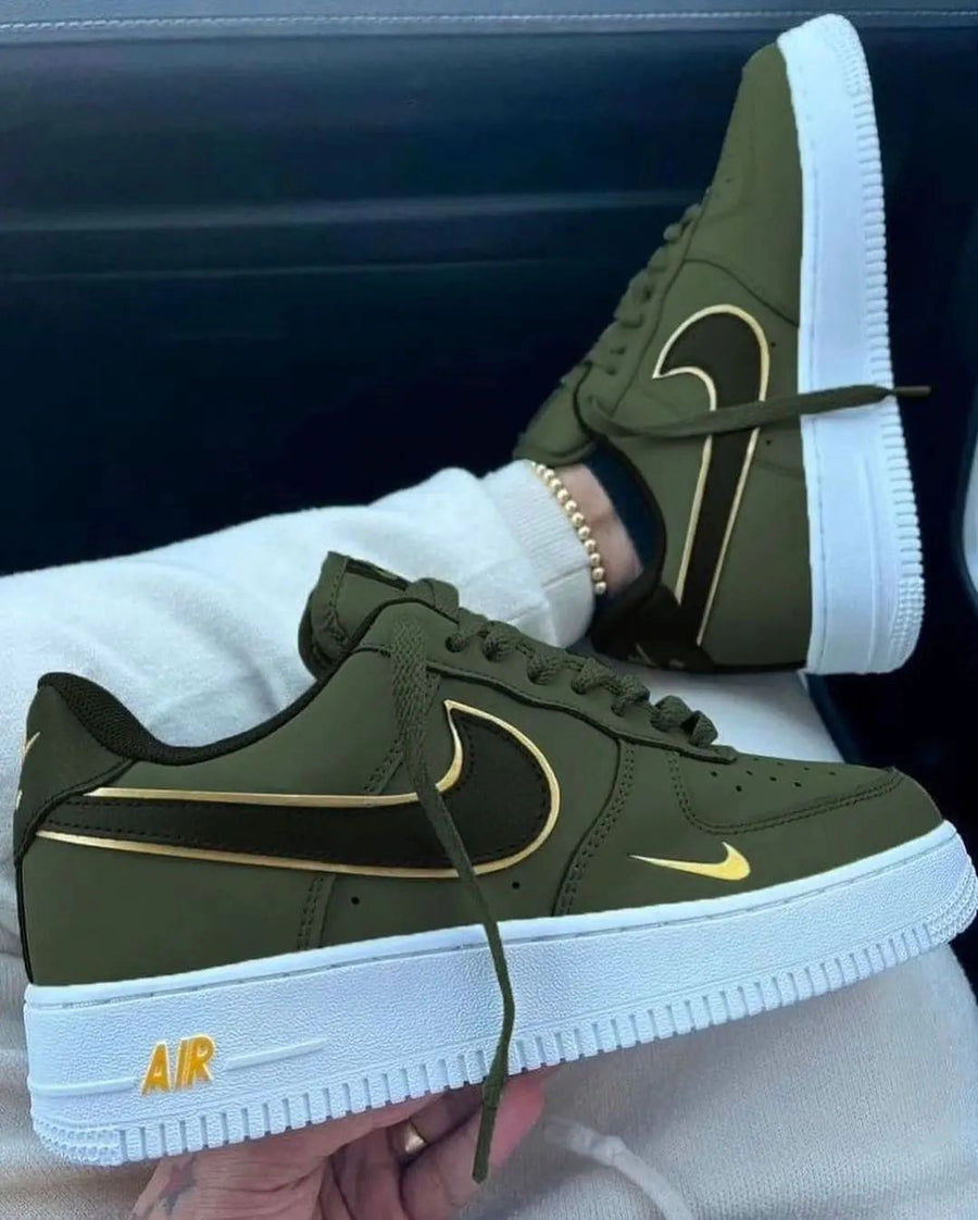 nike air force green blue