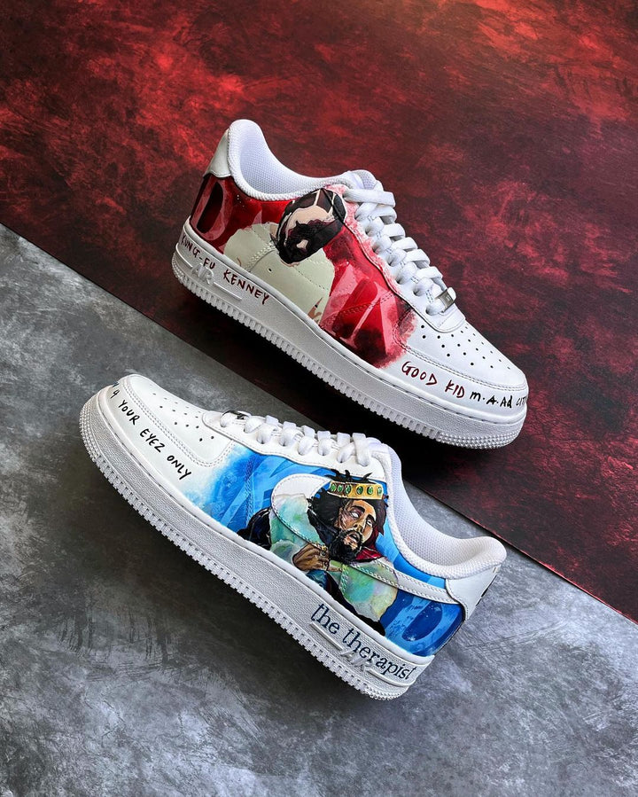 Cartoon Role Blue Red Custom Air Force 1