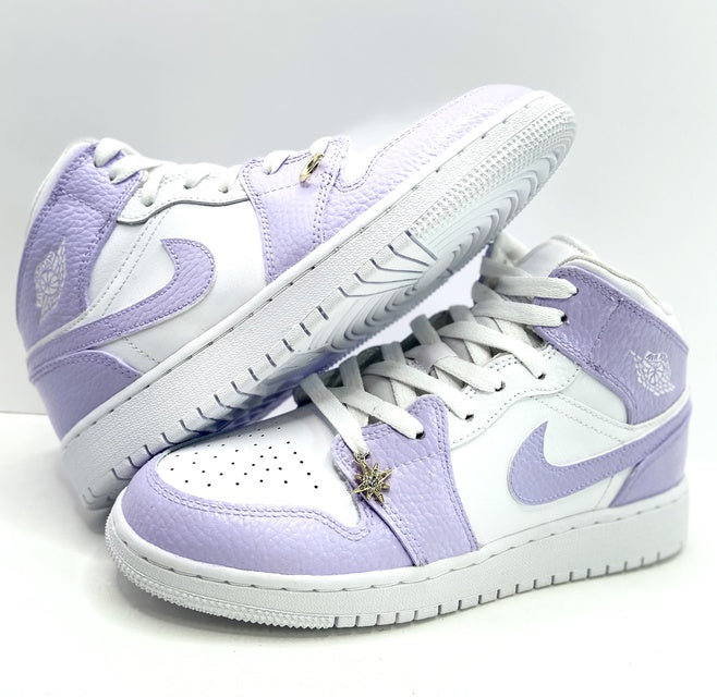 Custom Air Jordan 1 Purple White