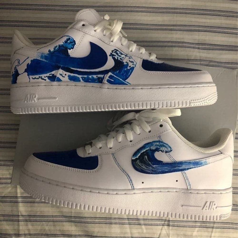 Kanagawa Waves Custom Air Force 1