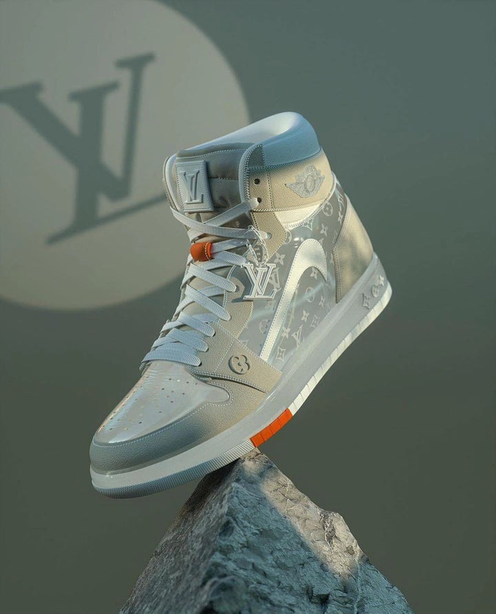 Lv Logo Custom Air Force 1