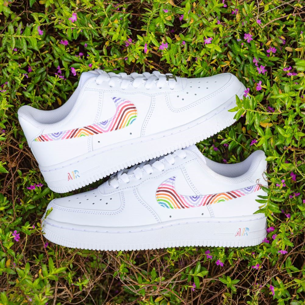 Rainbow Swirl Custom Air Force 1