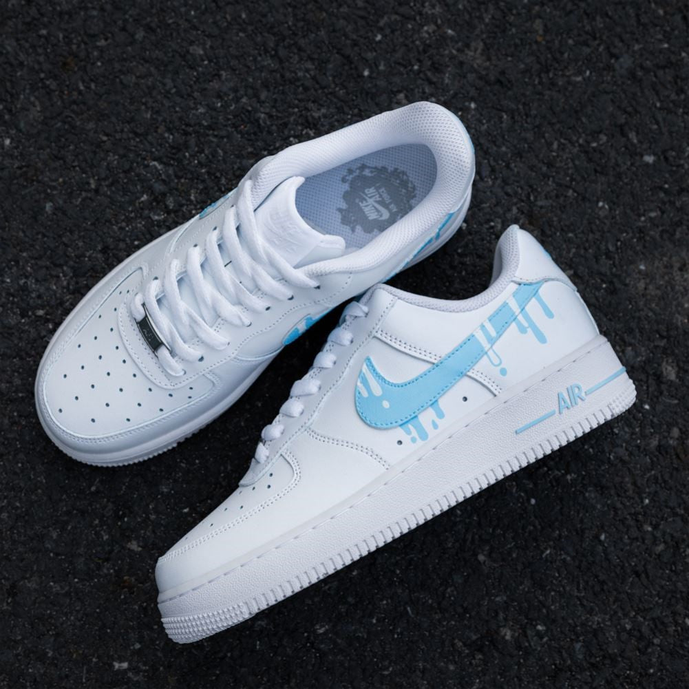 Blue Drip Custom Air Force 1