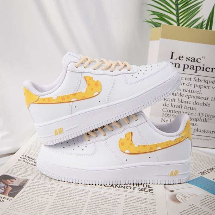 Yellow Cheese Custom Air Force 1