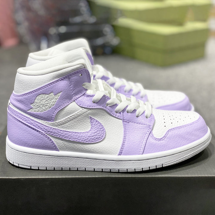 Custom Air Jordan 1 Purple White