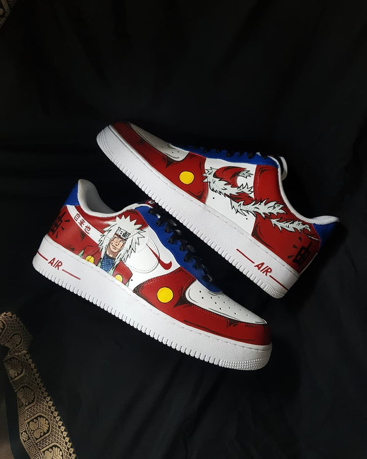 Cartoon Role White Red Dark Blue Custom Air Force 1