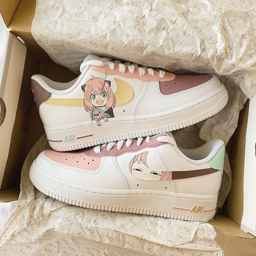 Anime Pink Custom Air Force 1 – XX CUSTOM