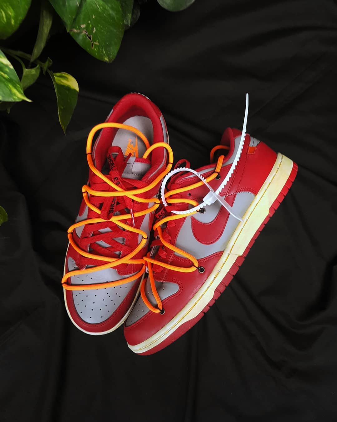 Red White Orange Custom Air Force 1