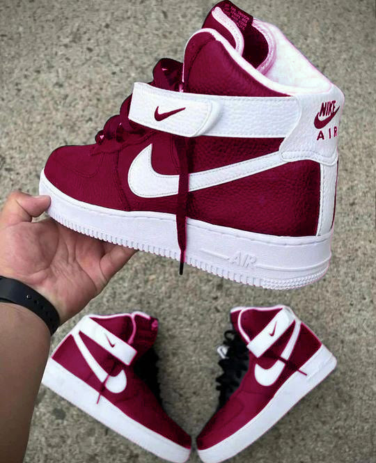 Custom Air Force 1 Red White High