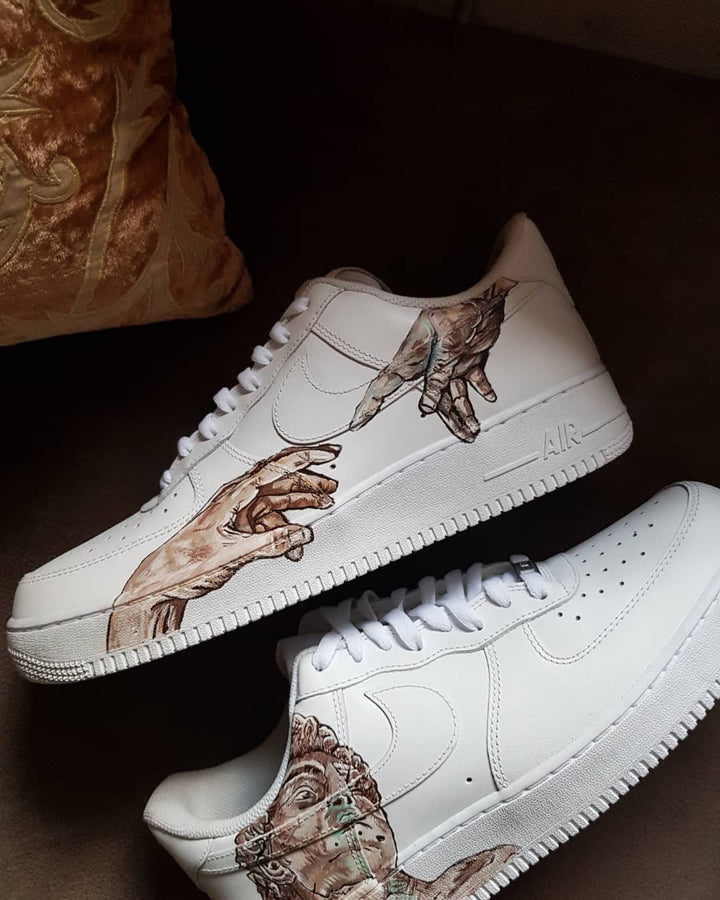 Sculpture Hand Brown Custom Air Force 1