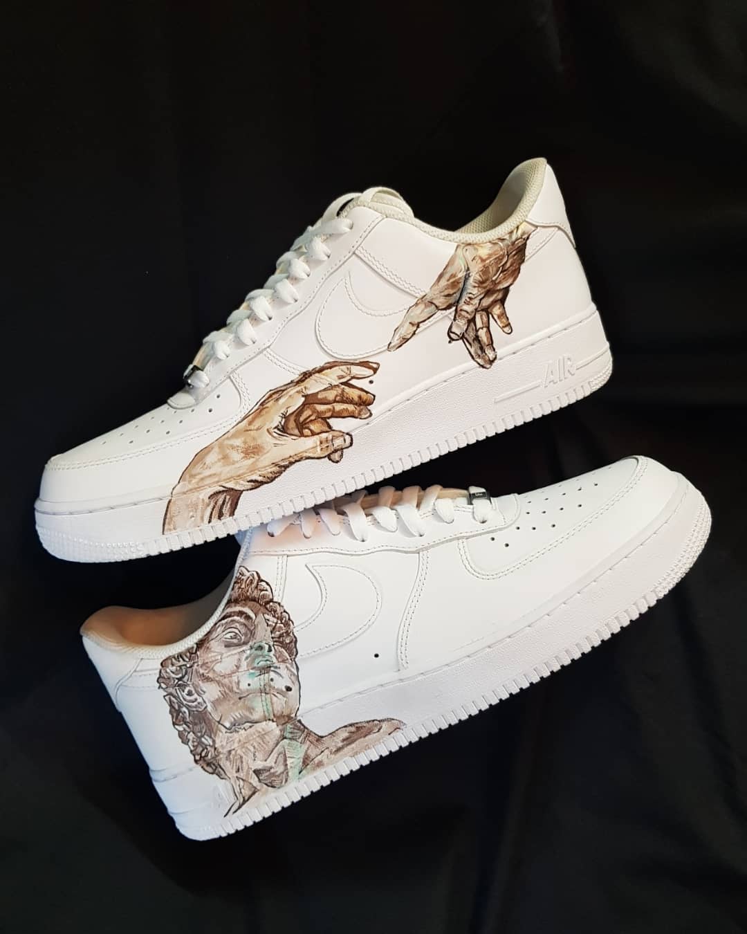 Sculpture Hand Brown Custom Air Force 1