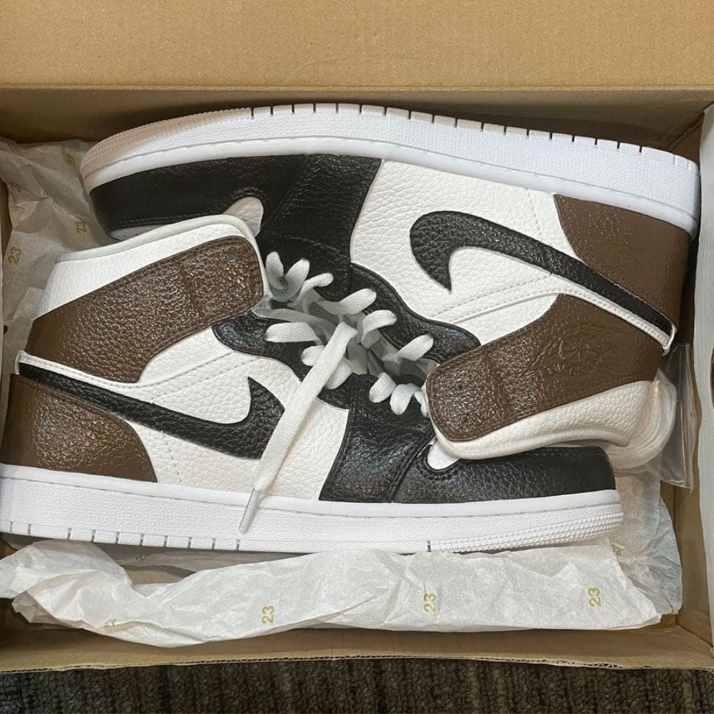 Dark Brown Black Custom Air Jordan 1