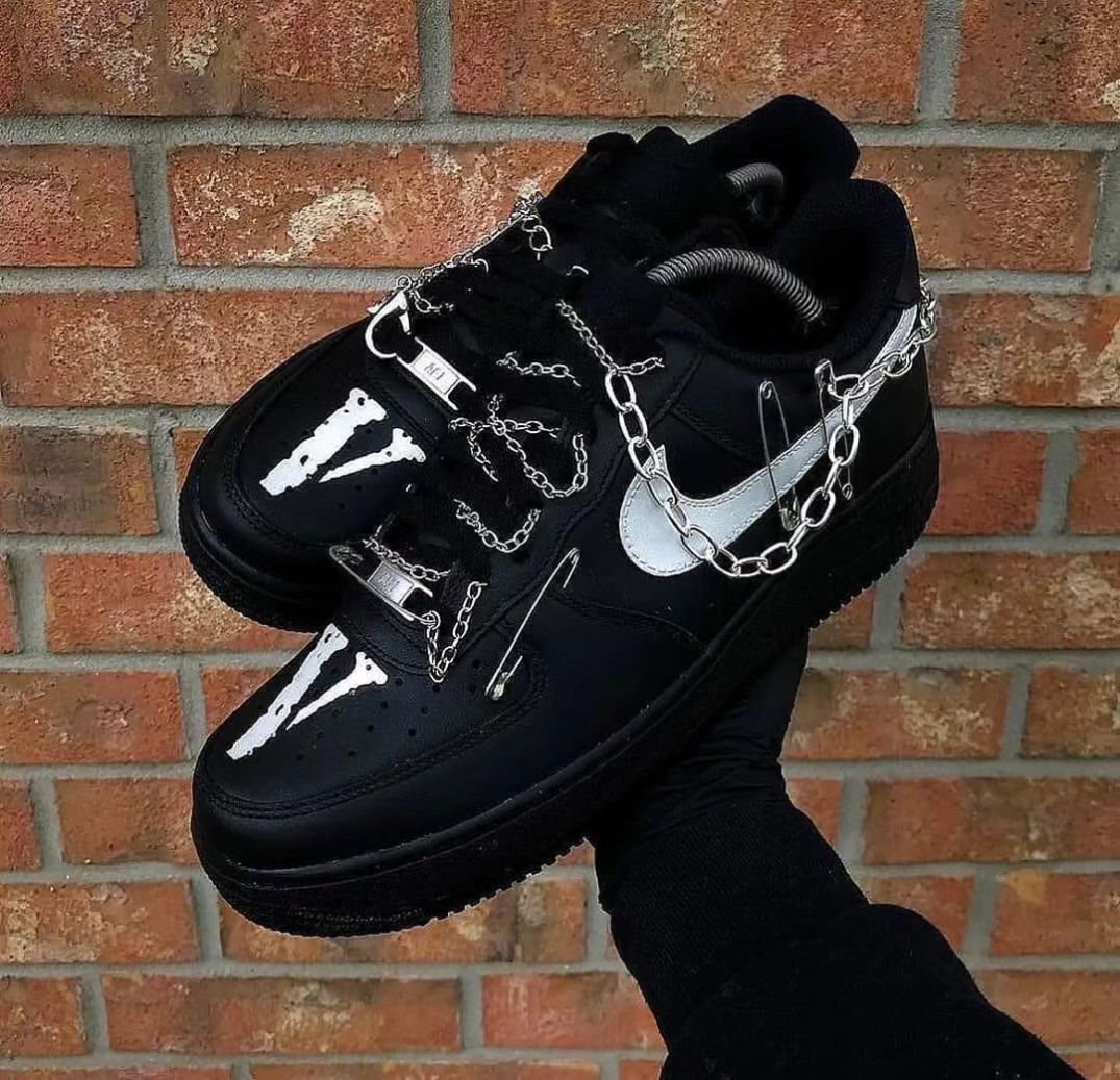Metal Chain Black Custom Air Force 1