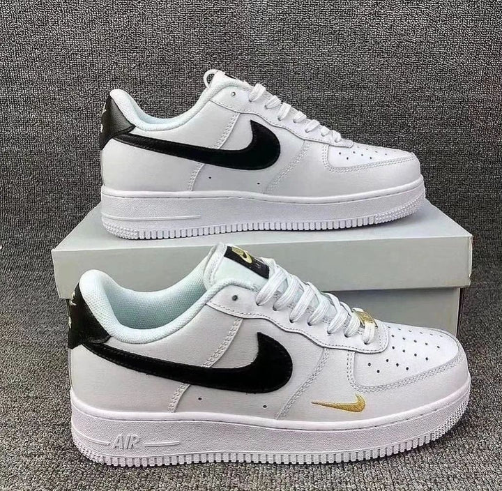 Black Swoosh Custom Air Force 1