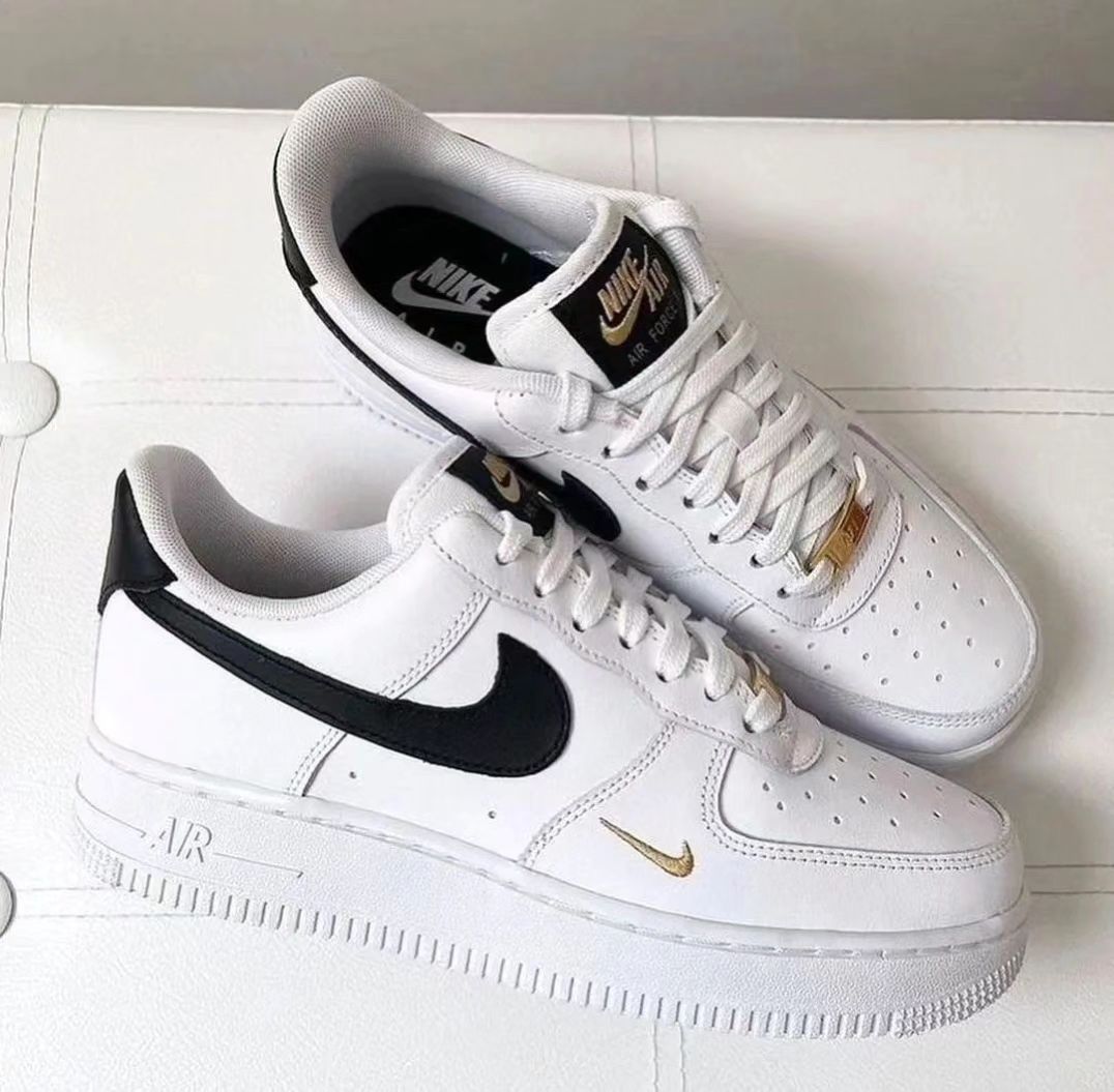 Black Swoosh Custom Air Force 1