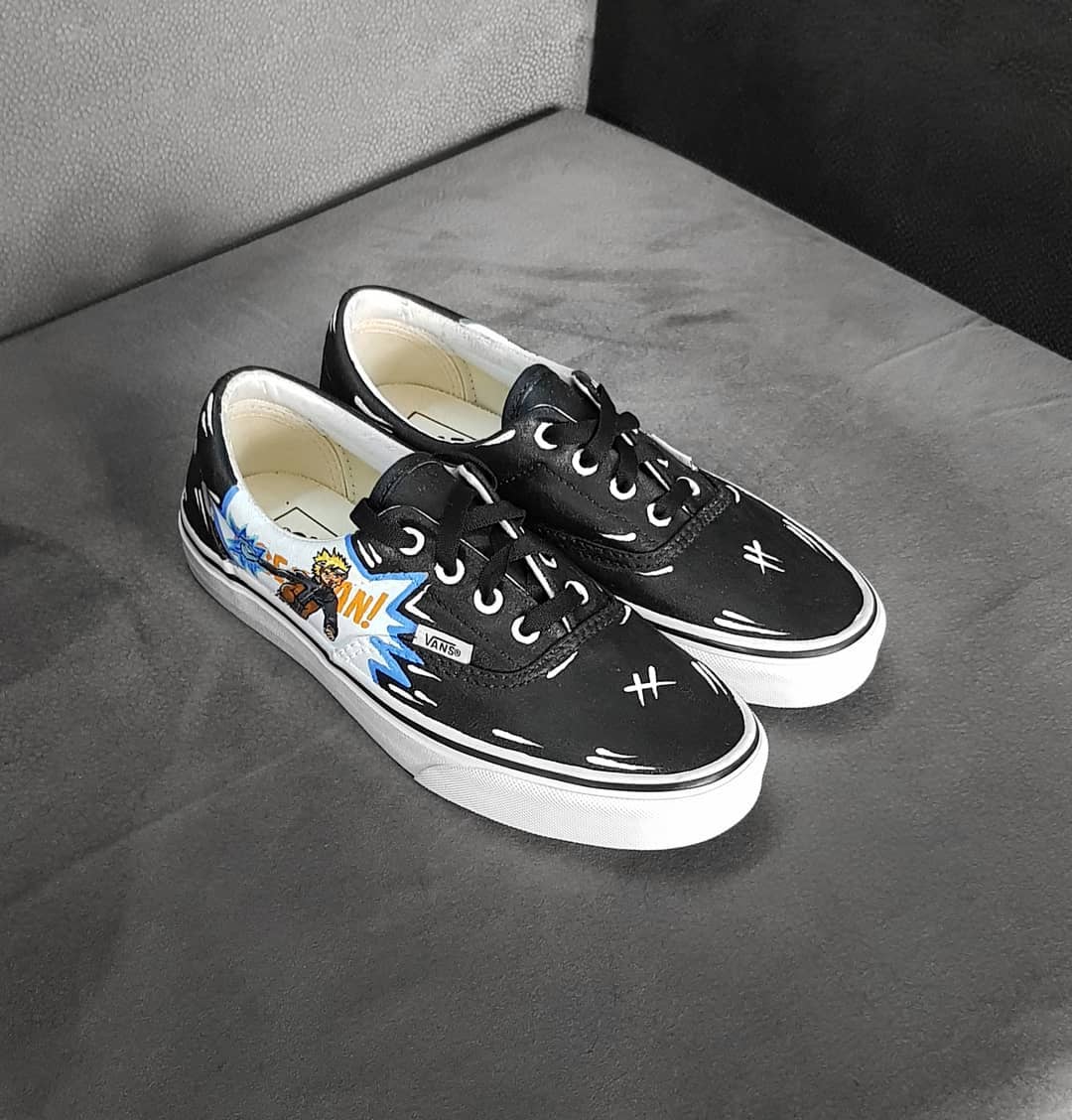 Cartoon  Role Black Blue Green Custom VANS