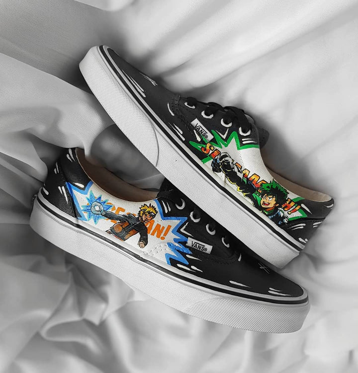 Cartoon  Role Black Blue Green Custom VANS