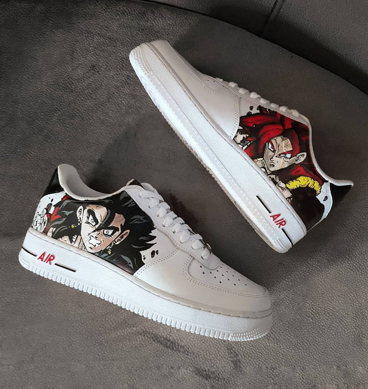 Cartoon Role Black Red Custom Air Force 1