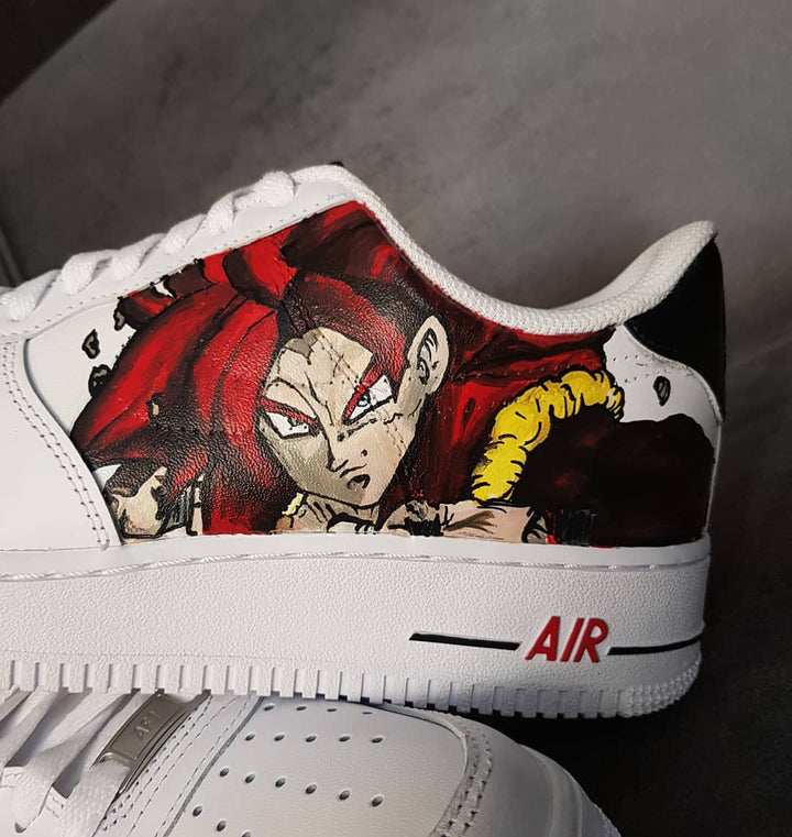 Cartoon Role Black Red Custom Air Force 1