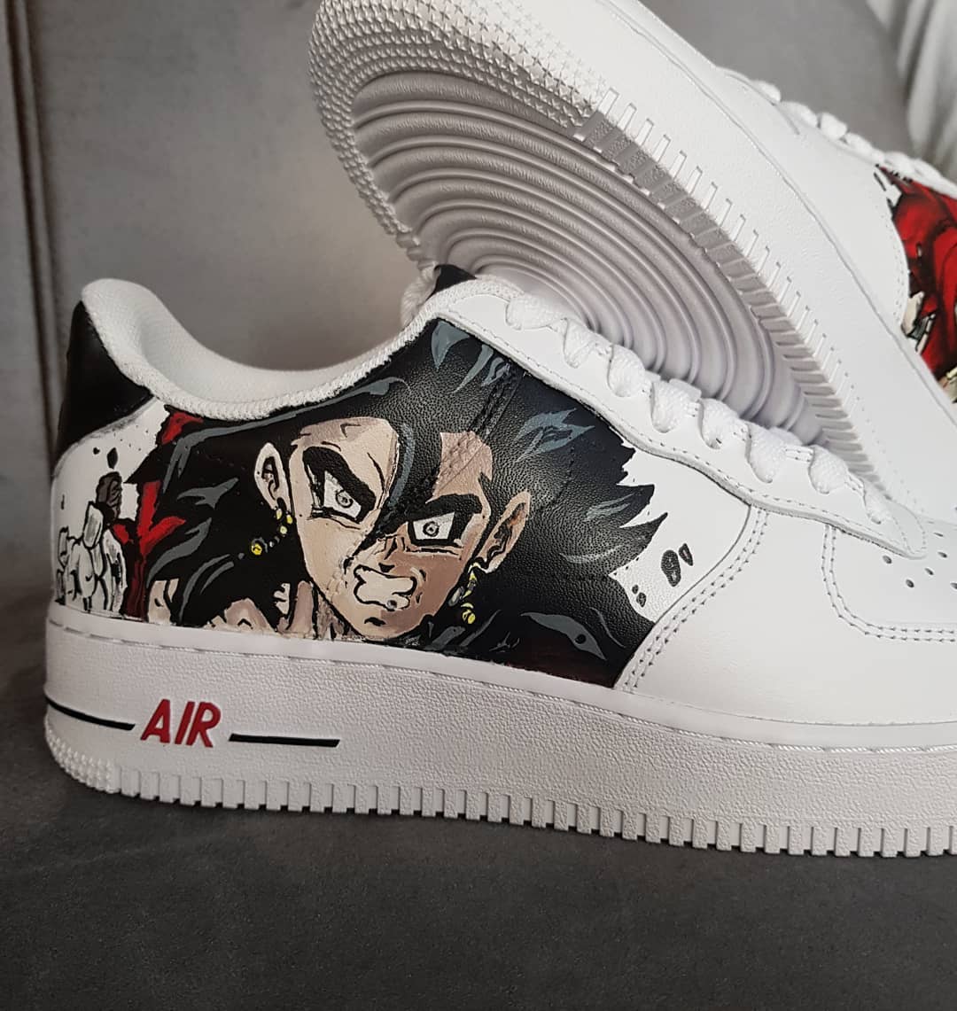 Cartoon Role Black Red Custom Air Force 1