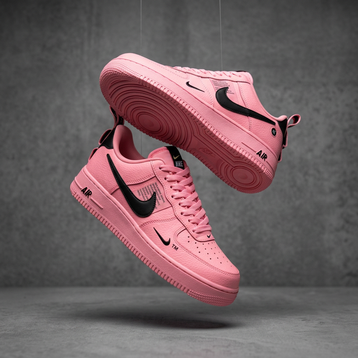 Hand Painted Pink Custom Air Force 1 Sneakers