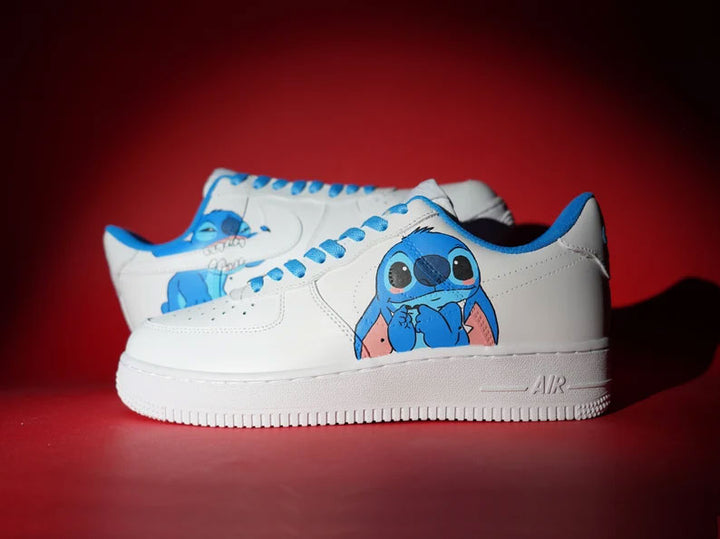 Stitch Graffiti Custom Air Force 1