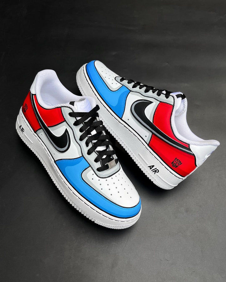 Navy Blue Red Black Custom Air Force 1