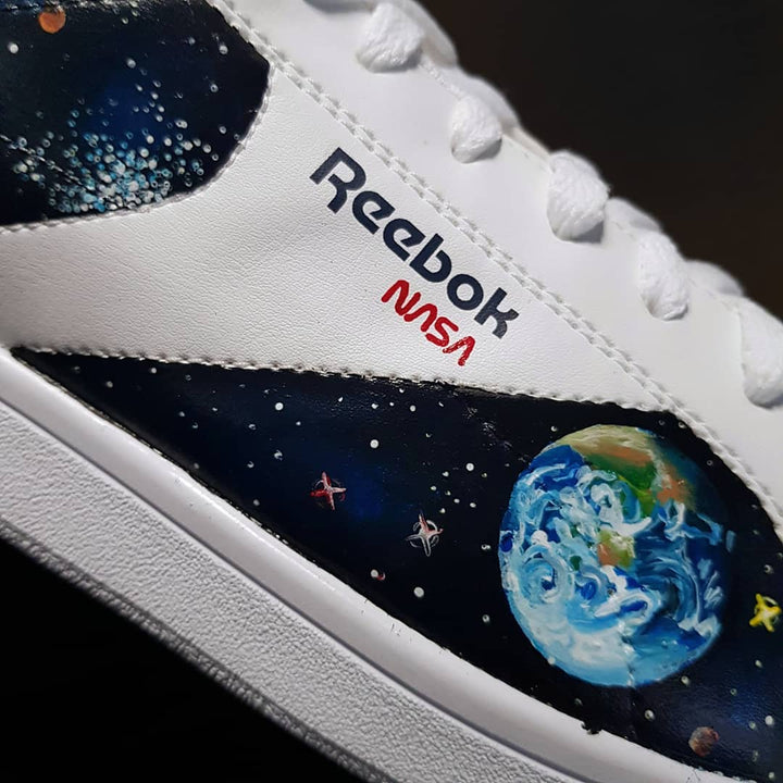 Galaxy Earth Mars Custom Sneaker