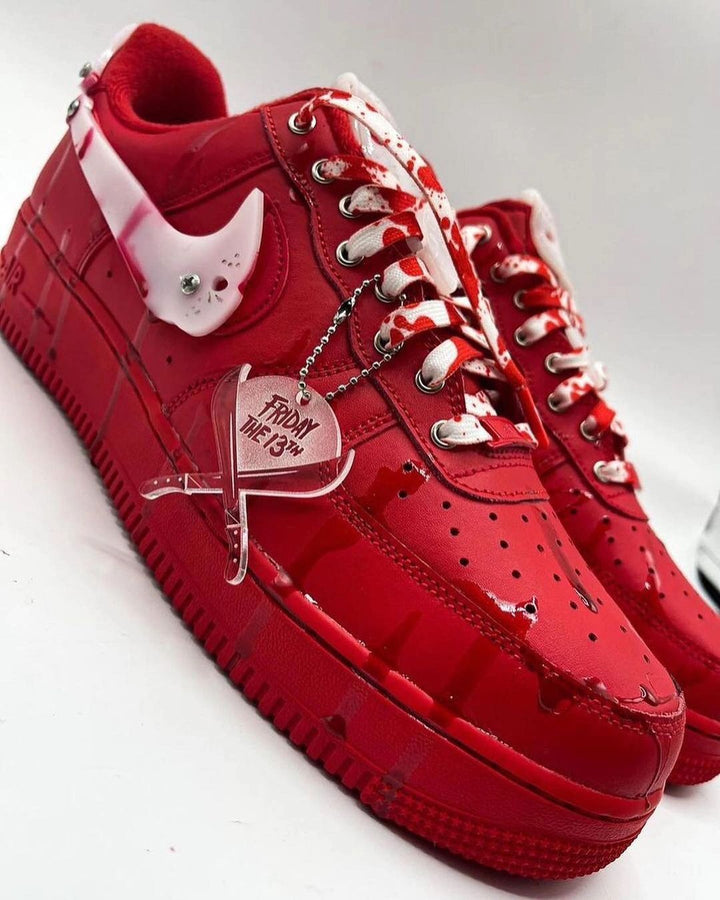 Custom M-Sole Sneakers Number 88 red main image 1
