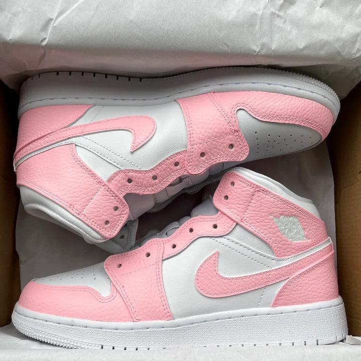 Custom Air Jordan 1 Pink White