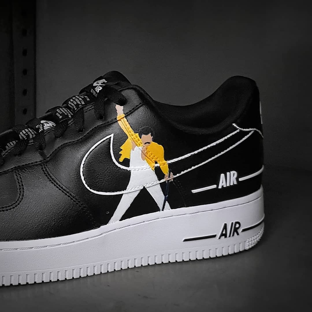 Cartoon Role Ninght Black   Custom Air Force 1