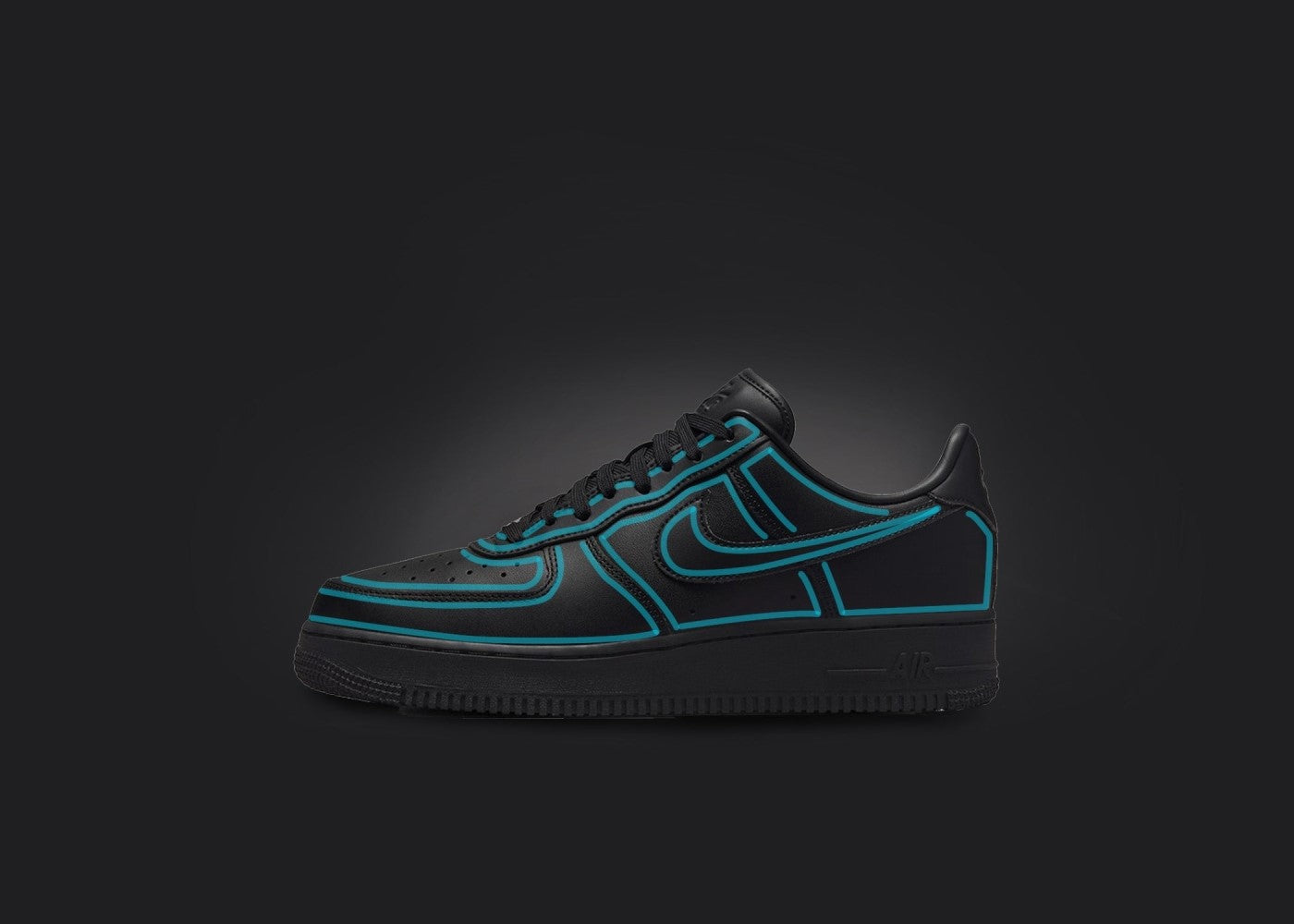 Black Blue Custom Air Force 1 β XX CUSTOM