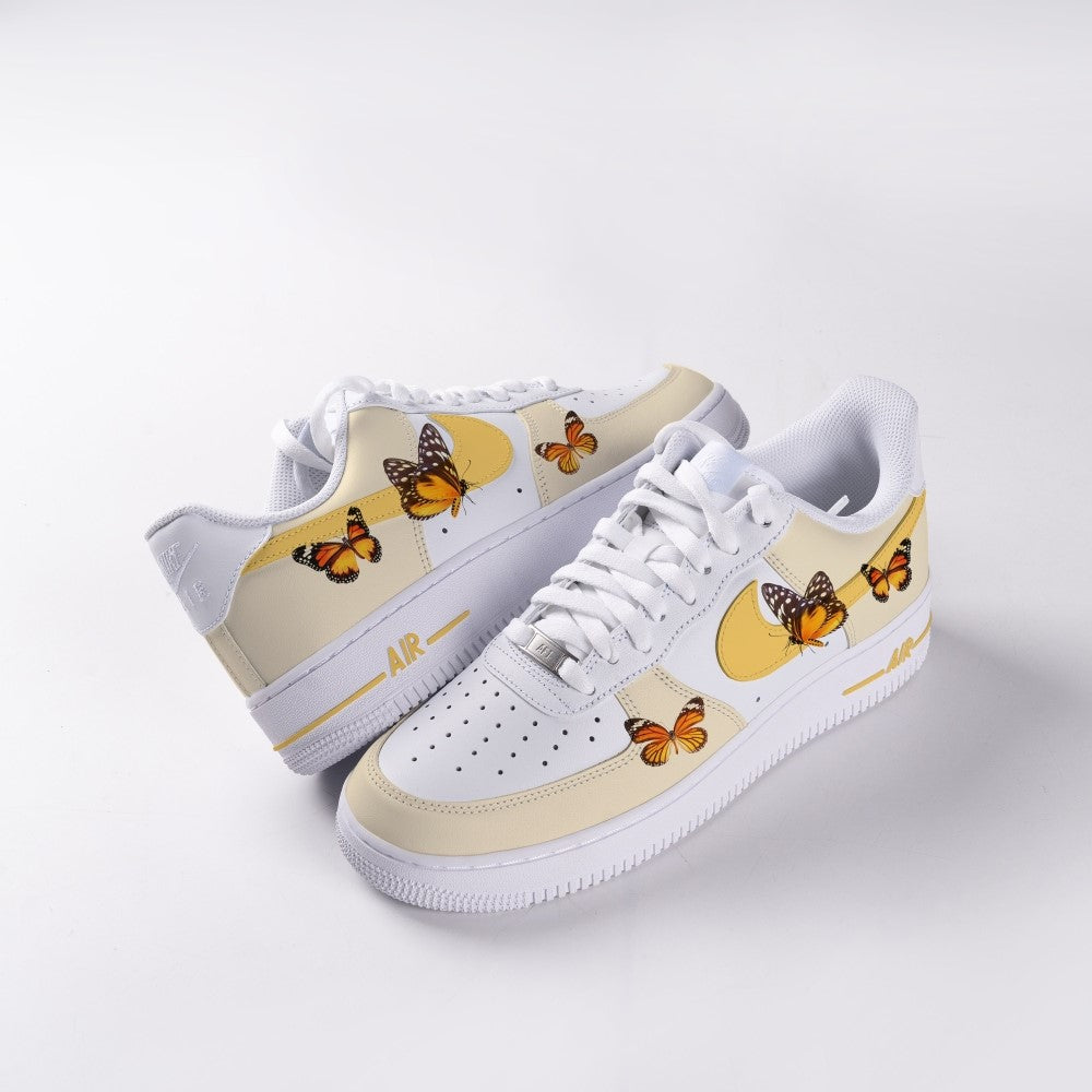 Yellow Butterfly Custom Air Force 1