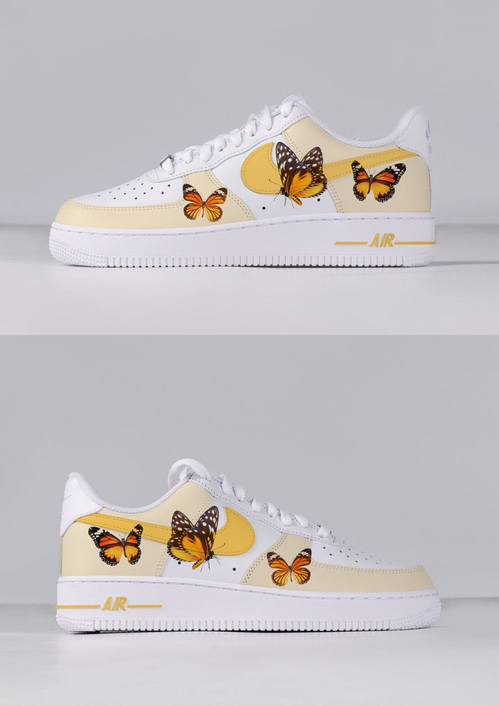 Yellow Butterfly Custom Air Force 1