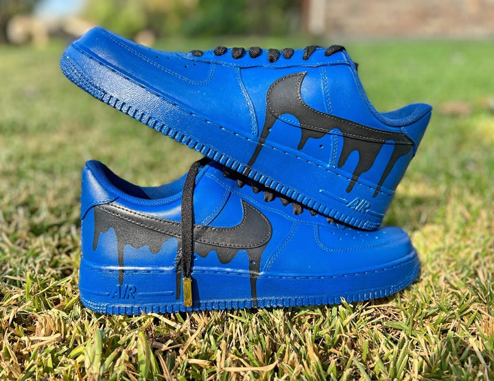 Blue Black Custom Air Force 1