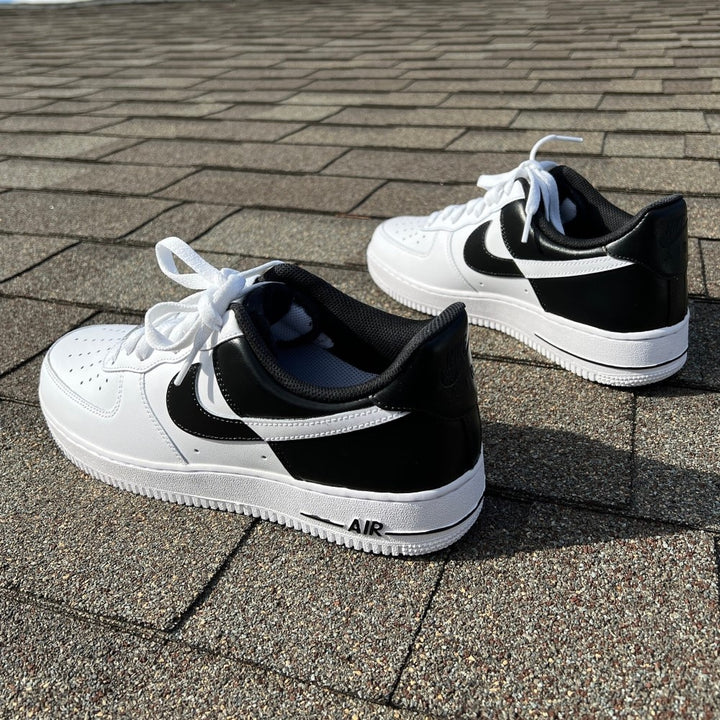 Black White Custom Air Force 1