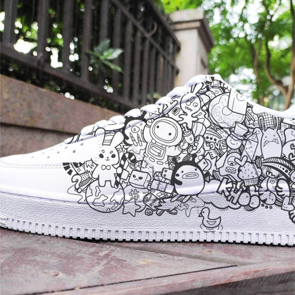 custom air force 1 graffiti