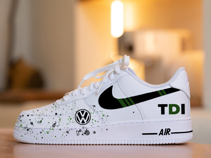 Volkswagen Black White Custom Air Force 1