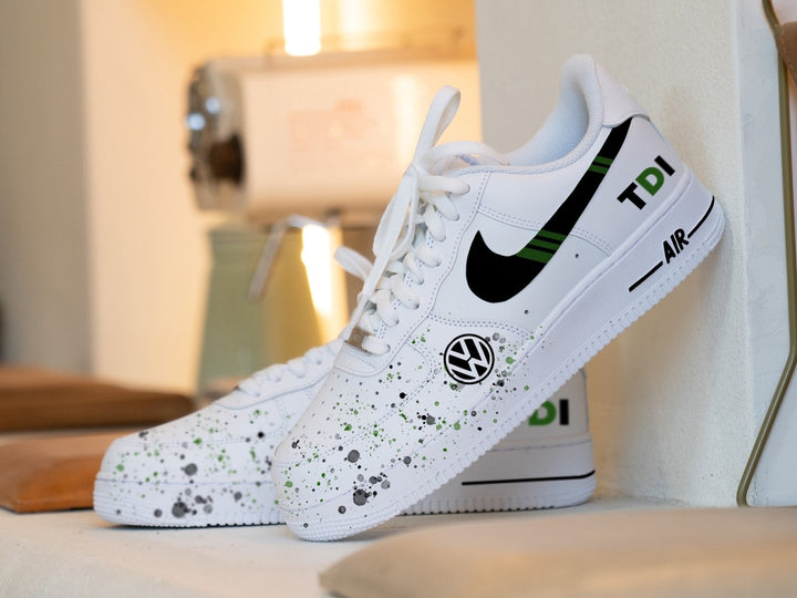 Volkswagen Black White Custom Air Force 1