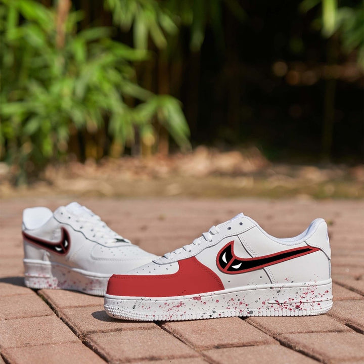 Deadpool Red Black Custom Air Force 1