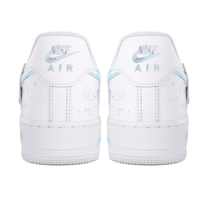 Simple Figure Purple Blue Custom Air Force 1