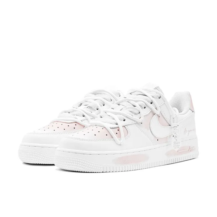 Extra Lace Pink Custom Air Force 1