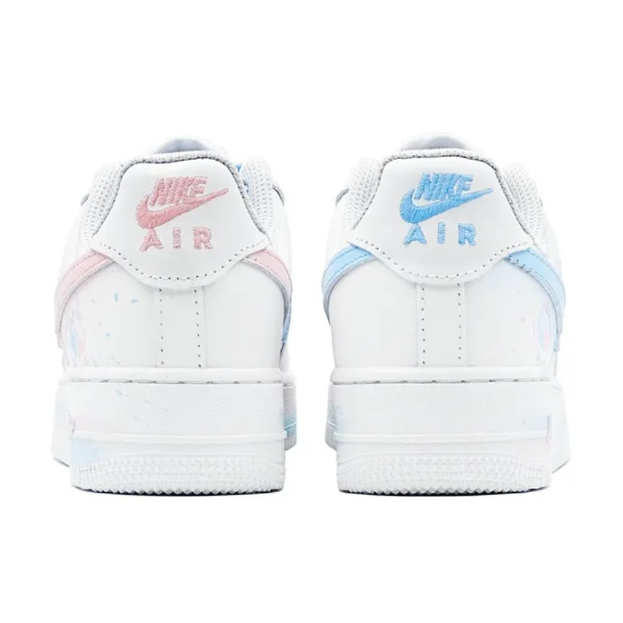 Pink Blue Stop Custom Air Force 1