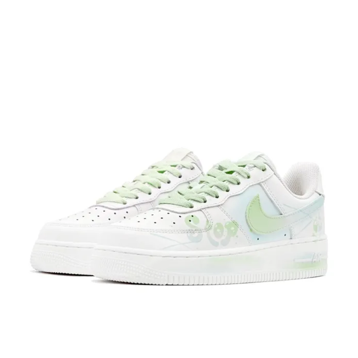 Green Blue Stop Custom Air Force 1