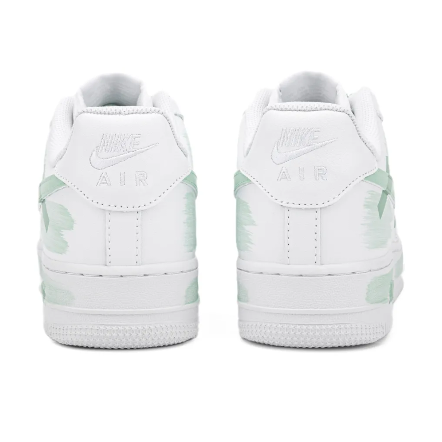 Mint Green Broken Swoosh Custom Air Force 1