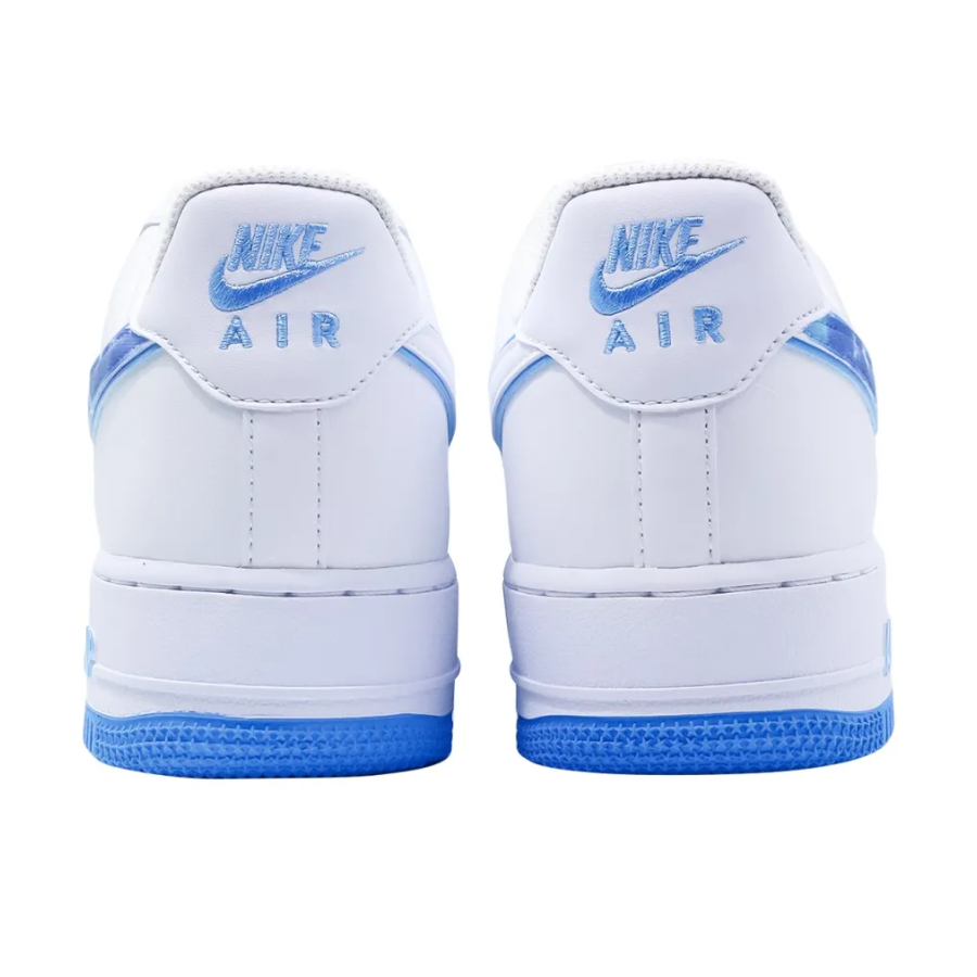 Blue Blooming Swoosh Custom Air Force 1