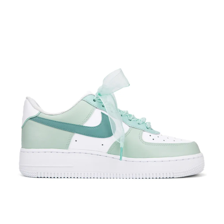 Green Leaf LightCyan Custom Air Force 1