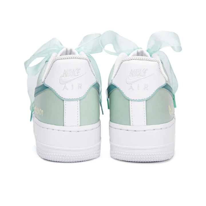 Green Leaf LightCyan Custom Air Force 1